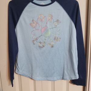 Kids Blue Long Sleeve Shirt